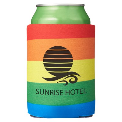 Rainbow Pride Folding Can Cooler